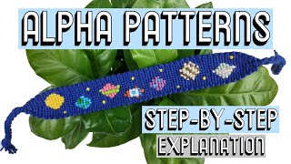 HOW TO READ ALPHA PATTERNS || Friendship Bracelets
