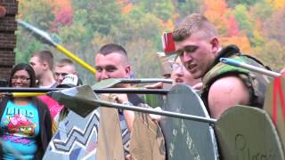 Video: Norwich History classes re-create ancient Greek Hoplite battle