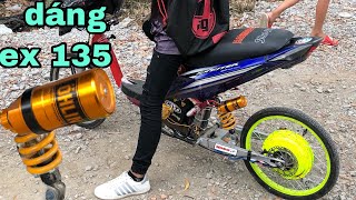 review xe điện độ kiểu dáng ex 135 cực đẹp