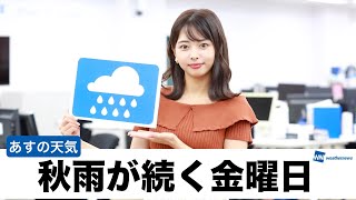 お天気キャスター解説 あす 9月3日(金)の天気