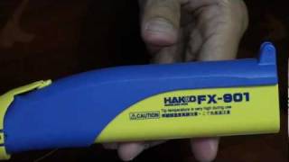 電池式ハンダごての使い方 FX-901