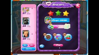 Candy Crush Level 2977 Talkthrough, 13 Moves 0 Boosters