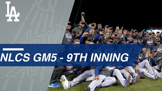 Watch the Dodgers lock up Game 5 of the NLCS in the 9th