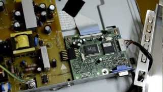 Ремонт LCD монитора BenQ / Repair the LCD monitor BenQ