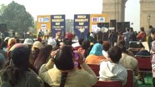 World Disability Day at India Gate, New Delhi