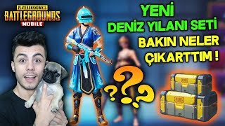 YENİ DENİZ YILANI SETİNİ ÇIKARMAYI DENEDİK KUTU AÇILIMI  ! - PUBG Mobile