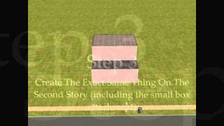 Sims 2 Tutorial: Roof Overhang