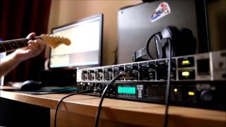 Motu + 8ch Preamp test