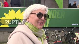 Germany: Green party deciding whether to enter coalition talks at special party congress