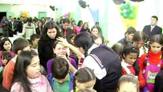 tia kely e cia,crianças batizadas com espeirito santo