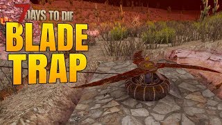 SPINNING BLADE TRAP vs DAY 28 HORDE Pt. 1 - 7 Days to Die Alpha 16 Multiplayer Gameplay #39