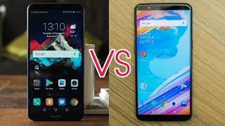 Honor V10  vs OnePlus 5T vs XZ1 vs IPhone X 2018