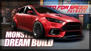 Need For Speed Payback - MONSTER Dream Focus RS Build! (Customization)