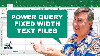 Excel Power Query Import And Clean Fixed Width Text Files 2359