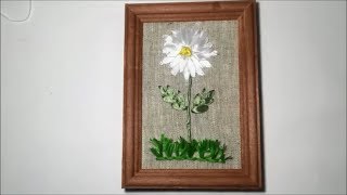 Травка в вышивке лентами / Grass in embroidery ribbons
