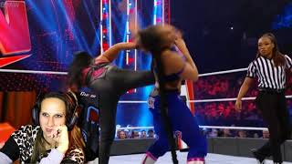 WWE Raw Bianca Belair vs Tamina 11/15/21