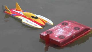 ДЕРБИ на лодках... Аэросани против Wltoys WL913