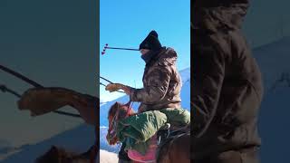 Sheep Herders Battle Freezing Temperatures in China #shorts