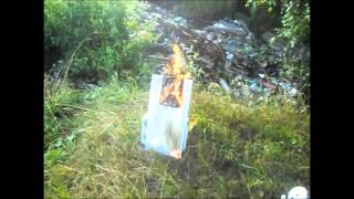 Зажигательная стрельба пулями "блик" из МР654К))). MP 654 K Fire Shooting [HD].