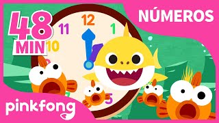 Números y Reloj para niños | +Recopilación | Pinkfong Canciones Infantiles