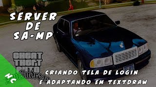 SA-MP • Criando tela de login e adaptando em TextDraw