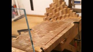 Изготовление торцевого журнального стола Распад. Build Coffee table Decomposition.