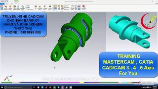 MANUFACTURE WORSE GEAR 4 AXIS BY MASTERCAM 2018