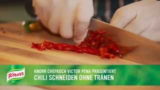 Chili schneiden ohne Tränen