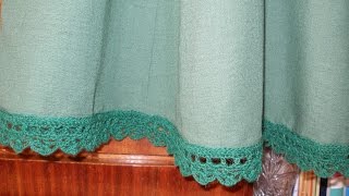 Обвязка края изделия, схема