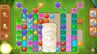 Gardenscapes Level 663 With No Boosters - Super Hard Level - Bonus Scene With Austin