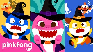 ¡CUIDADO con DULCES TENEBROSOS! | HALLOWEEN con Tiburón Bebé | Canciones Infantiles | Pinkfong