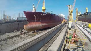 LPG CARRIER AL WUKIR DRY-DOCKING AT QATAR'S SHIPYARD