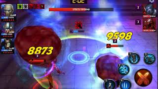 Marvel Future Fight SL Floor 24 Ebony Maw T2\Mantis T2\Jane Thor T1