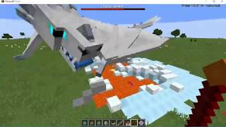 Minecraft Mob Battles: Cavenic Crew versus Great Wyrm Ice Dragon