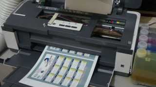 EPSON STYLLUS OFFICEJET T1110 convertida pra Eco Solvente