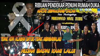 RUMAH DUKA JADI LAUTAN PENDEKAR? PENGAWALAN JENAZAH ALM. MAS NOVAL DARI BALI-BWI-JEMBER