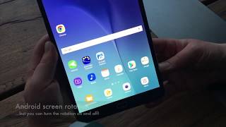 Android screen rotation: Rotate the display (or stop it!)