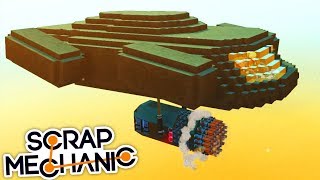 ЛЕТАЮЩИЙ КОРАБЛЬ С ПУШКОЙ ► Scrap Mechanic