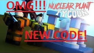 OMG A NEW CODE FOR NUCLEAR PLANT TYCOON!!! | COME NOW!!