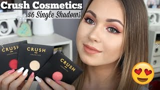 Crush Cosmetics Single Shadows | 1st Impressions & Swatches
