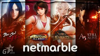 G-Star 2018 - Netmarble All Trailers Compilation  - Blade and Soul , A3 Still Alive and a lot more