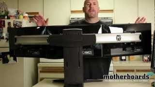 Ergotron LX Triple Monitor Stand Setup + 3 ASUS VE205T 20" Monitors