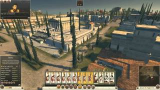 Total War Rome 2. Siege. Ingame video