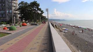 12 08 2020 пляж у центра Кобулети ქობულეთი Аджария Грузия