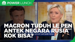 Macron Tuduh Le Pen Antek Negara Rusia