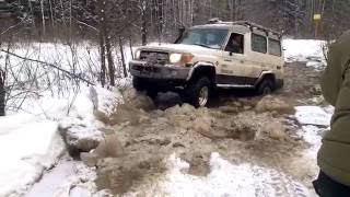 TLC 70 vs icy puddle