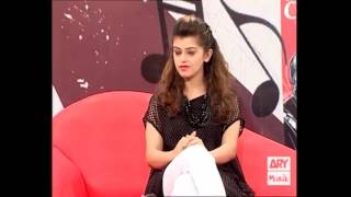 Aash Chughtai on #ARY MUSIC with VJ Madiha