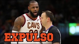 LEBRON JAMES EXPULSO - Rodada NBA 17/18 #14