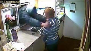 New Jersey robber makes 'Superman' leap through motel lobby window