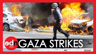 Gaza Conflict ERUPTS Again As Israel Launches Air Strikes on Hamas Targets